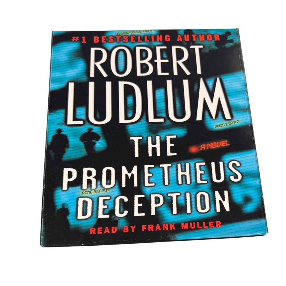 Robert Ludlum The Prometheus Deception 6 CD Audiobook Read by Frank Muller 2000